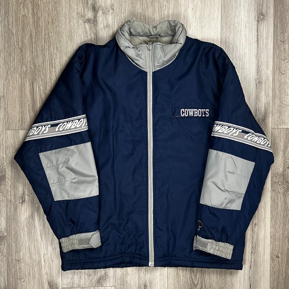 Dallas Cowboys NFL Vintage Pro Layer Official Pro Player Garment Winter Jacket